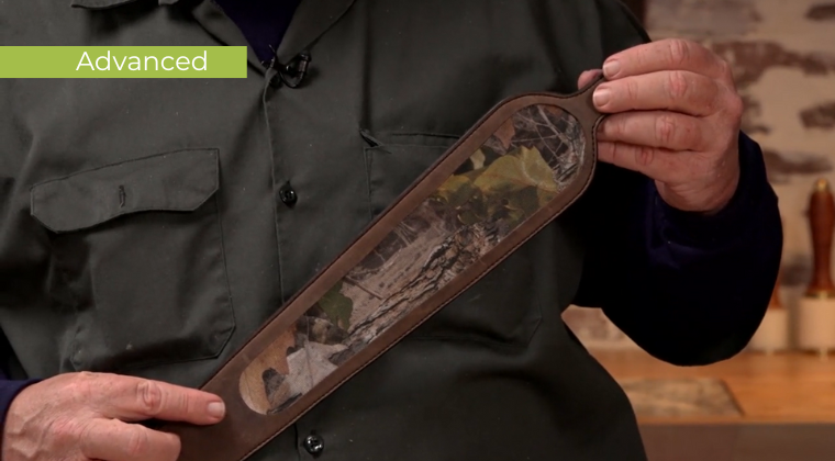 Rifle Sling with Inlay