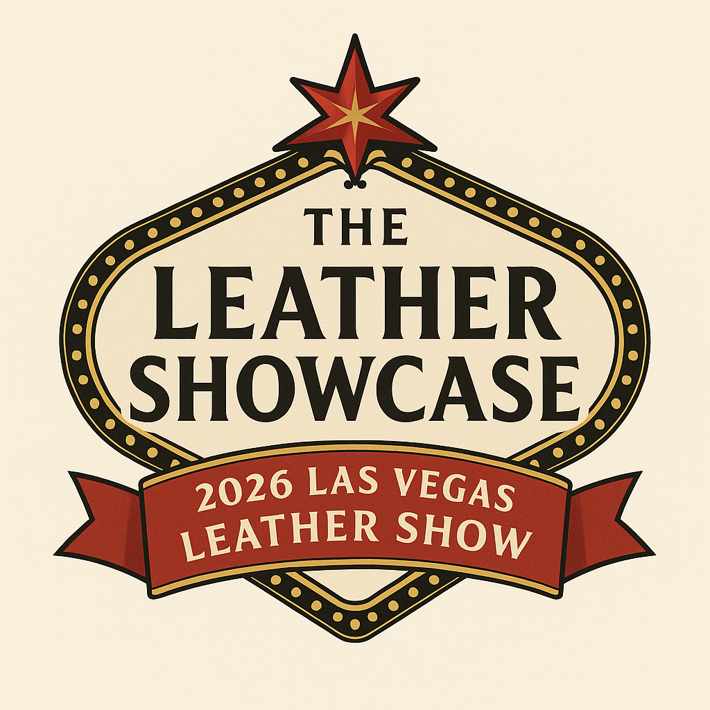 Logo for the 2026 Las Vegas Leather Show hosted by Illume. Vegas themed logo on a light background.