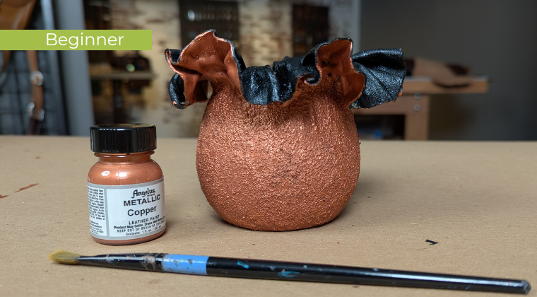 Learn Wet Molding and Make a Leather Vase