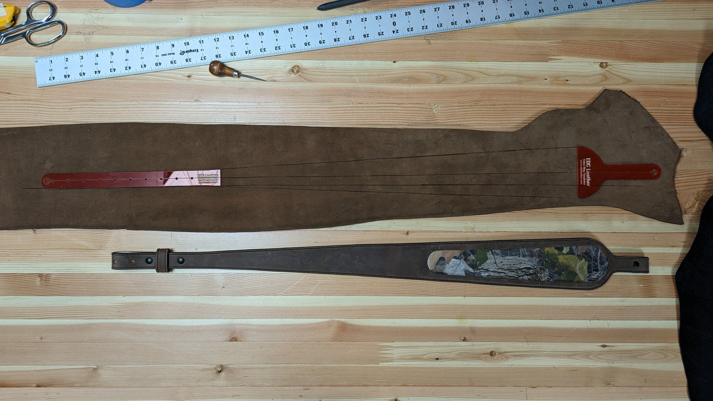 Build a Rifle Sling with Inlay