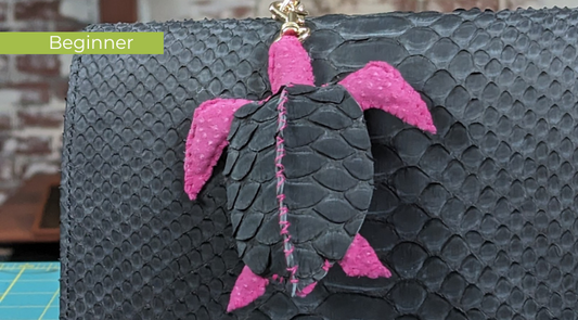 Turn Your Leather Scraps into the Cutest Turtle Accessory
