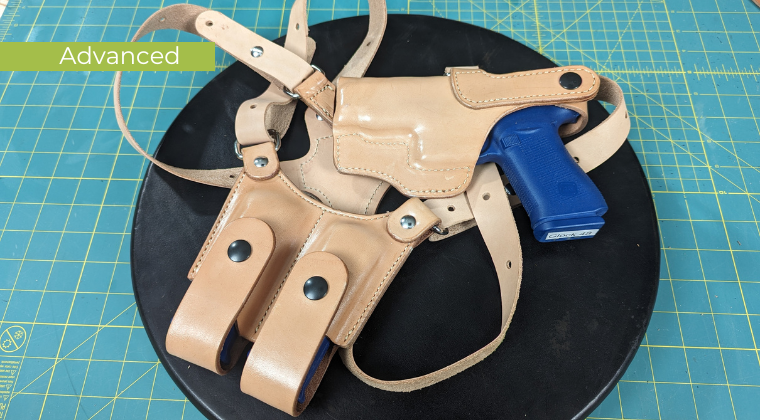 Build a Custom Leather Shoulder Holster: Step-by-Step Course