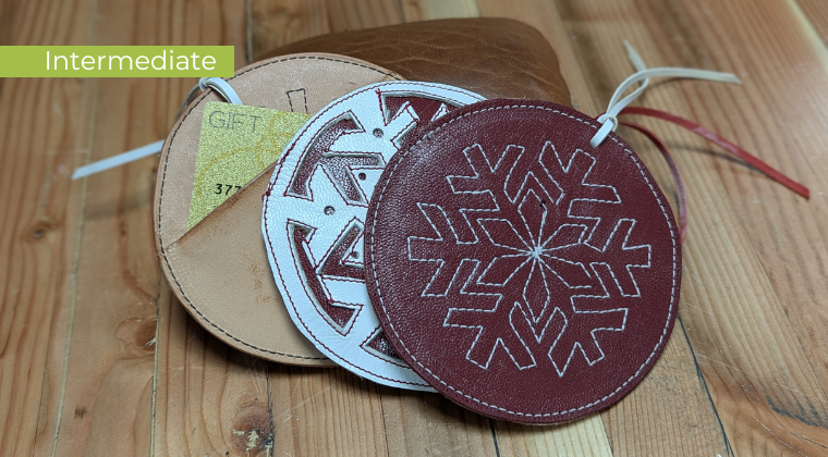 Handmade Holiday: Scrap Leather Ornament