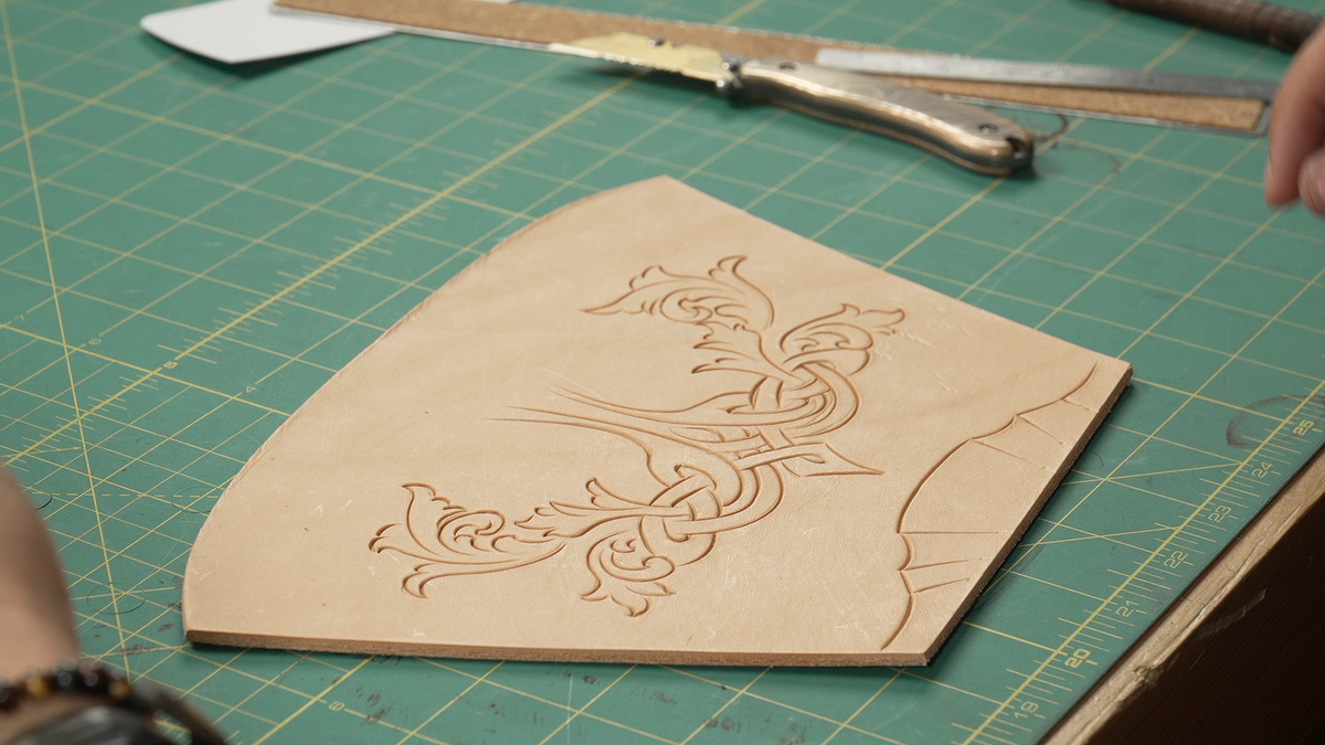 Create a stunning pair of leather bracers—even as a beginner