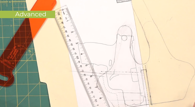 Design & Patterning for a Three Piece Holster