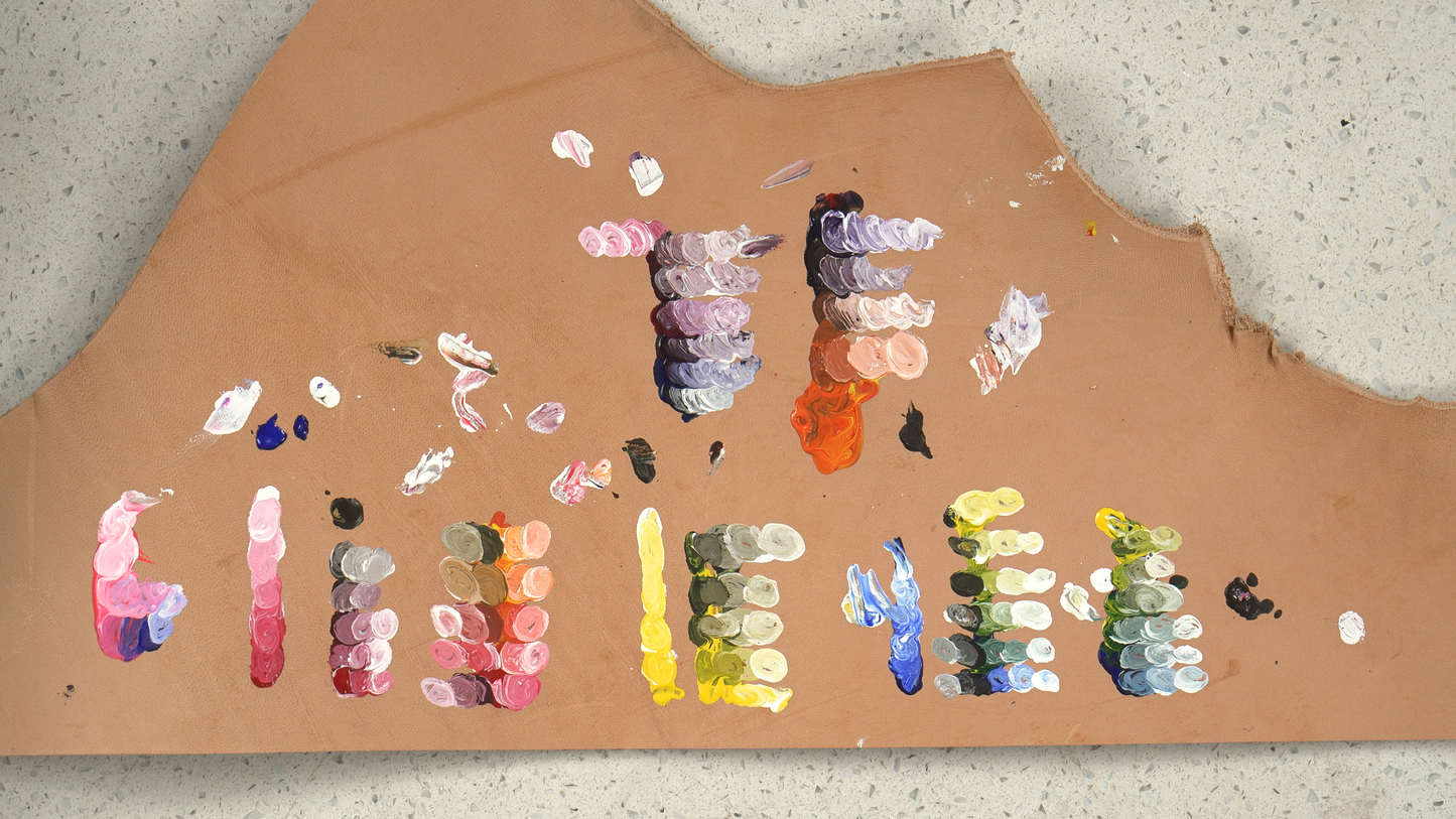 Learn Color Mixing and Painting for Leather