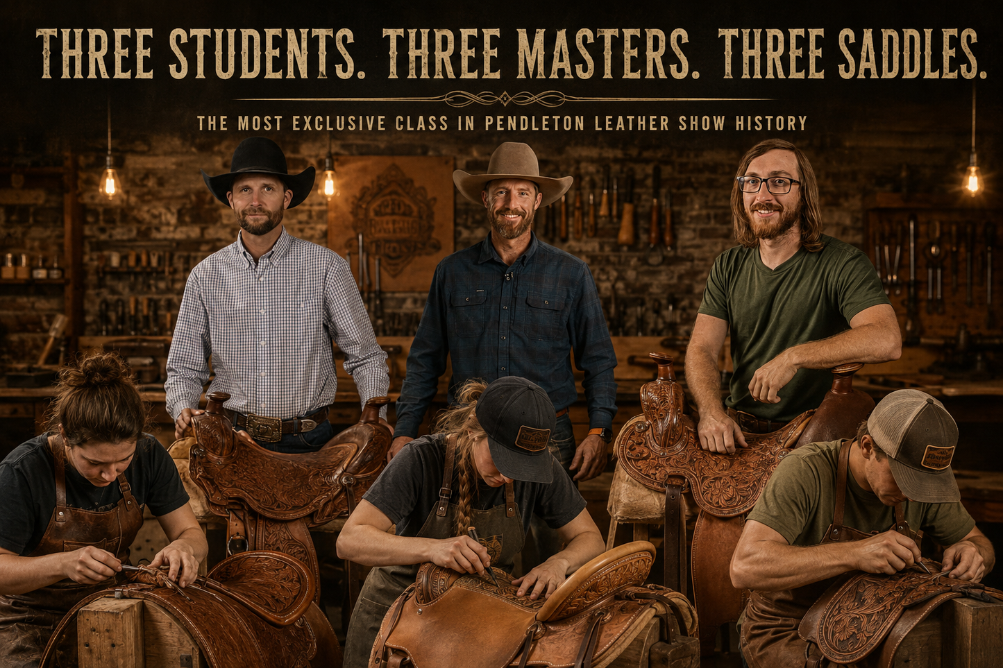 Five Days to a Finished Saddle: Three Students. Three Masters. Three Saddles.