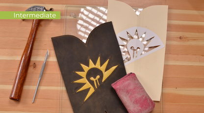 Create a Leather Inlay for a Boot Top