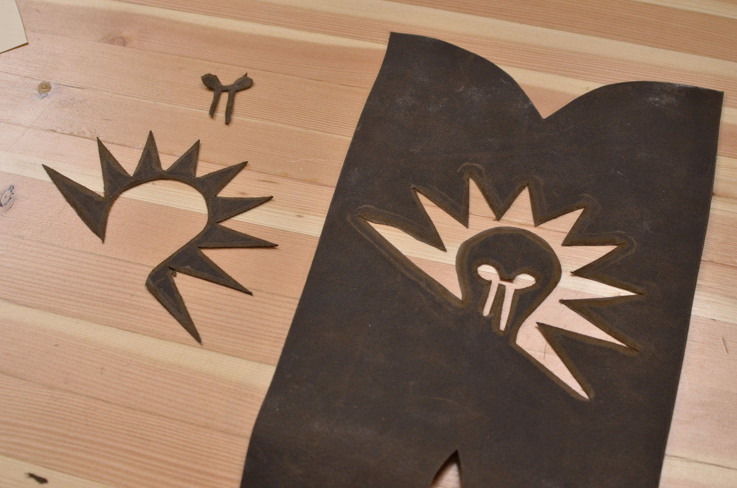 Create a Leather Inlay for a Boot Top