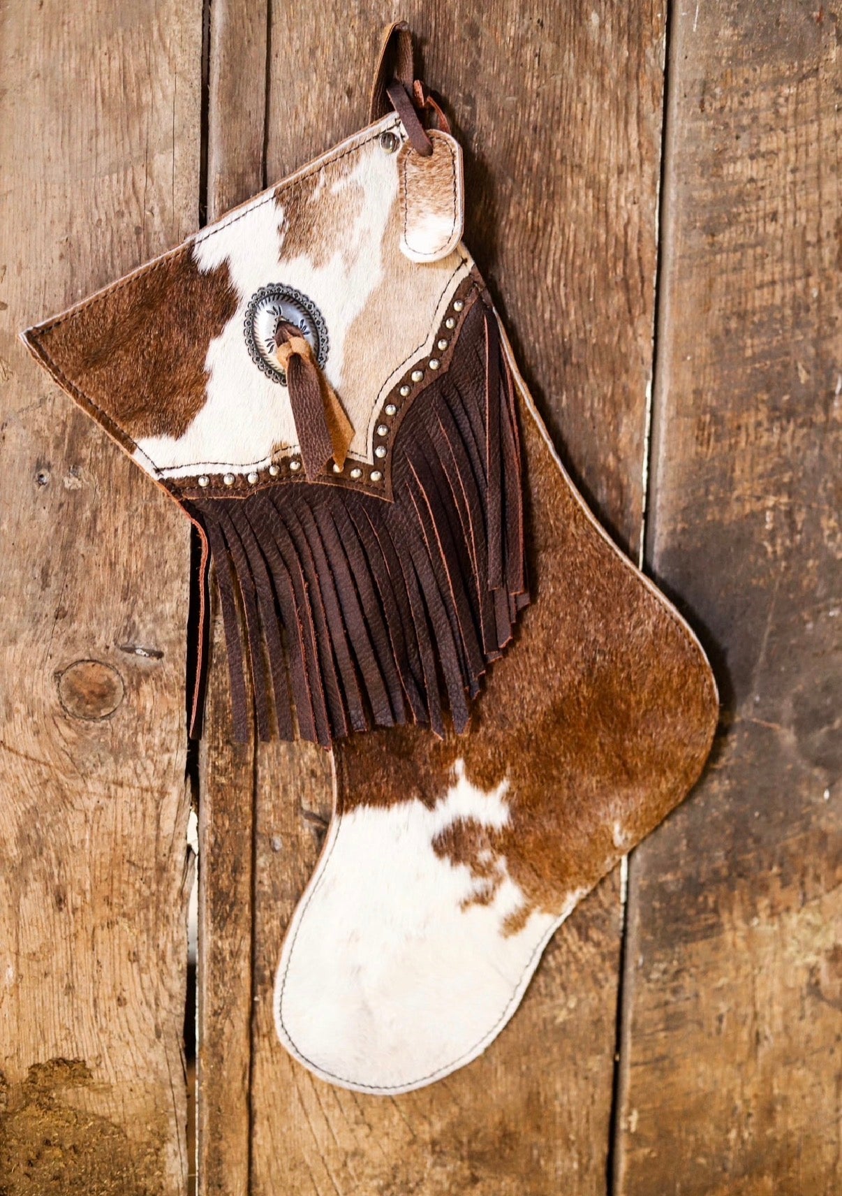 Cowhide Christmas Stockings with Mackenzie Crable