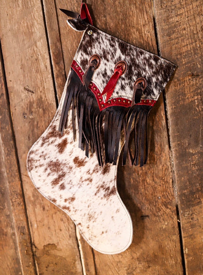 Cowhide Christmas Stockings with Mackenzie Crable