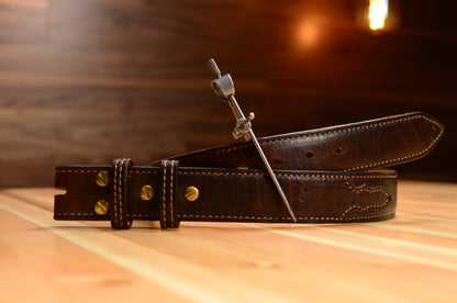 How to Make a Domed Billeted Belt