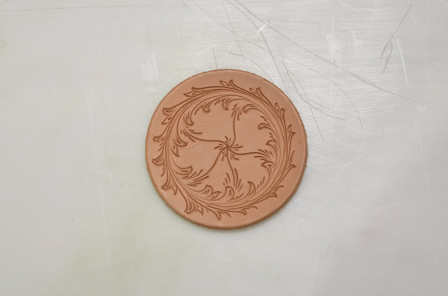 Tooling leather coasters to sharpen your skills and style