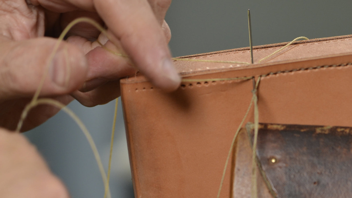 Learn Box Stitching in Leatherwork Class