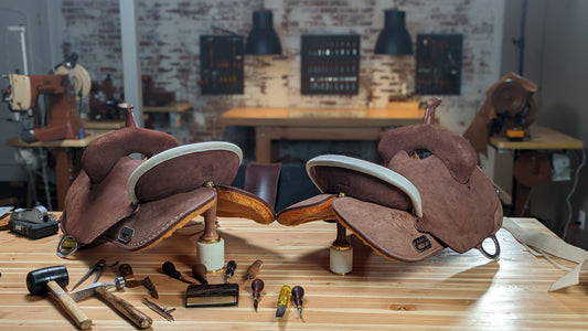 Building a Cheyenne Roll & Standard Cantle Binding with Rawhide