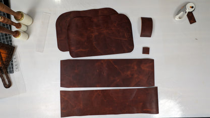 Make a Leather Overnight Bag with Alligator Pocket