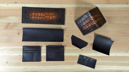 Make a Custom Alligator Leather Wallet