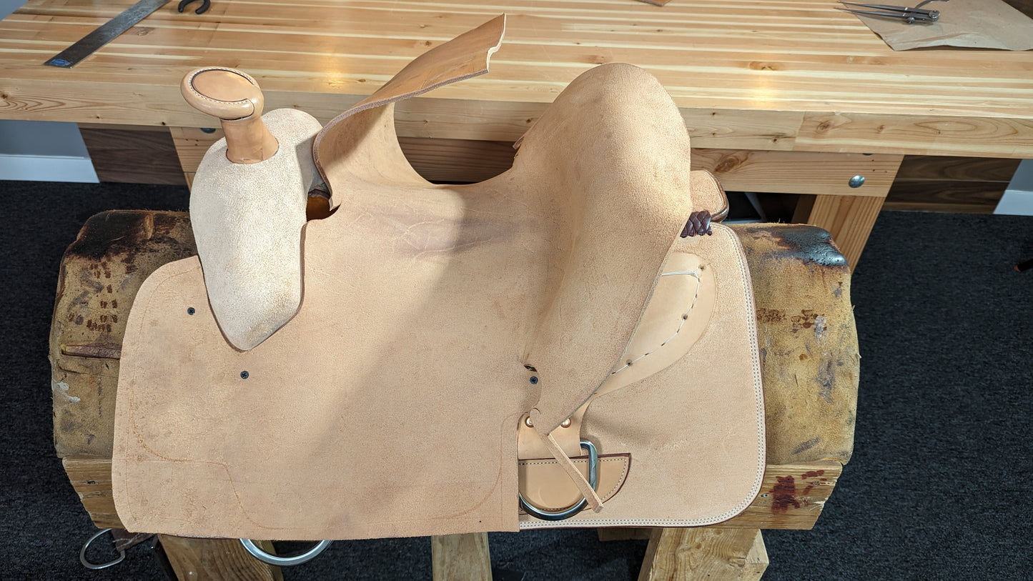 Install a Saddle Seat with an Inlay