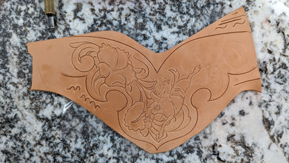 Master Leather Tooling with Floral & Figure Carving Techniques