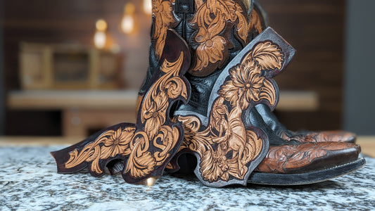 Master Leather Tooling with Floral & Figure Carving Techniques