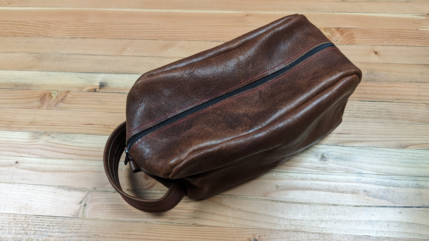 Leather Toiletry Bag