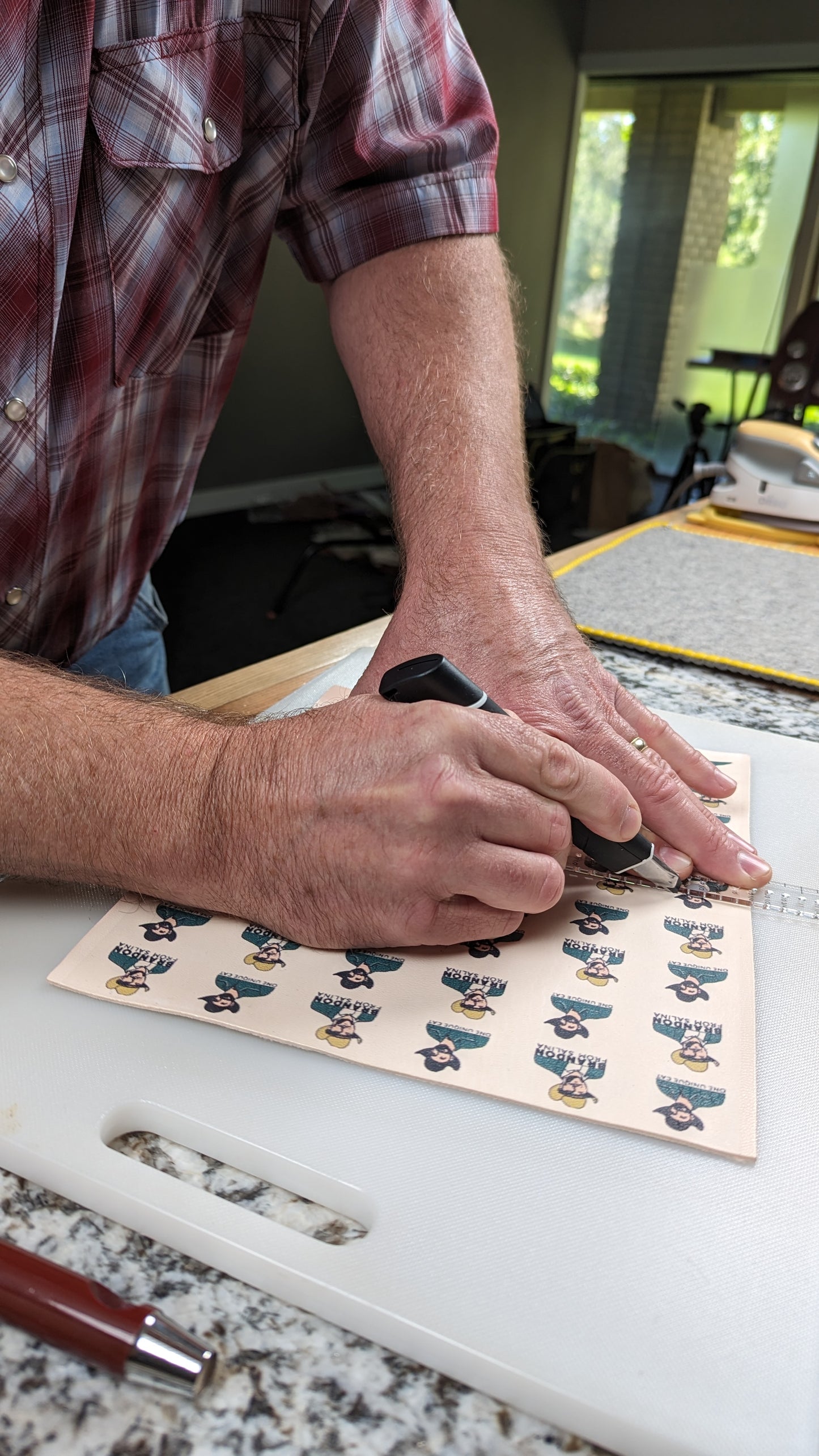 Learn how to Print on Leather | Phone and Go Leatherific Kit