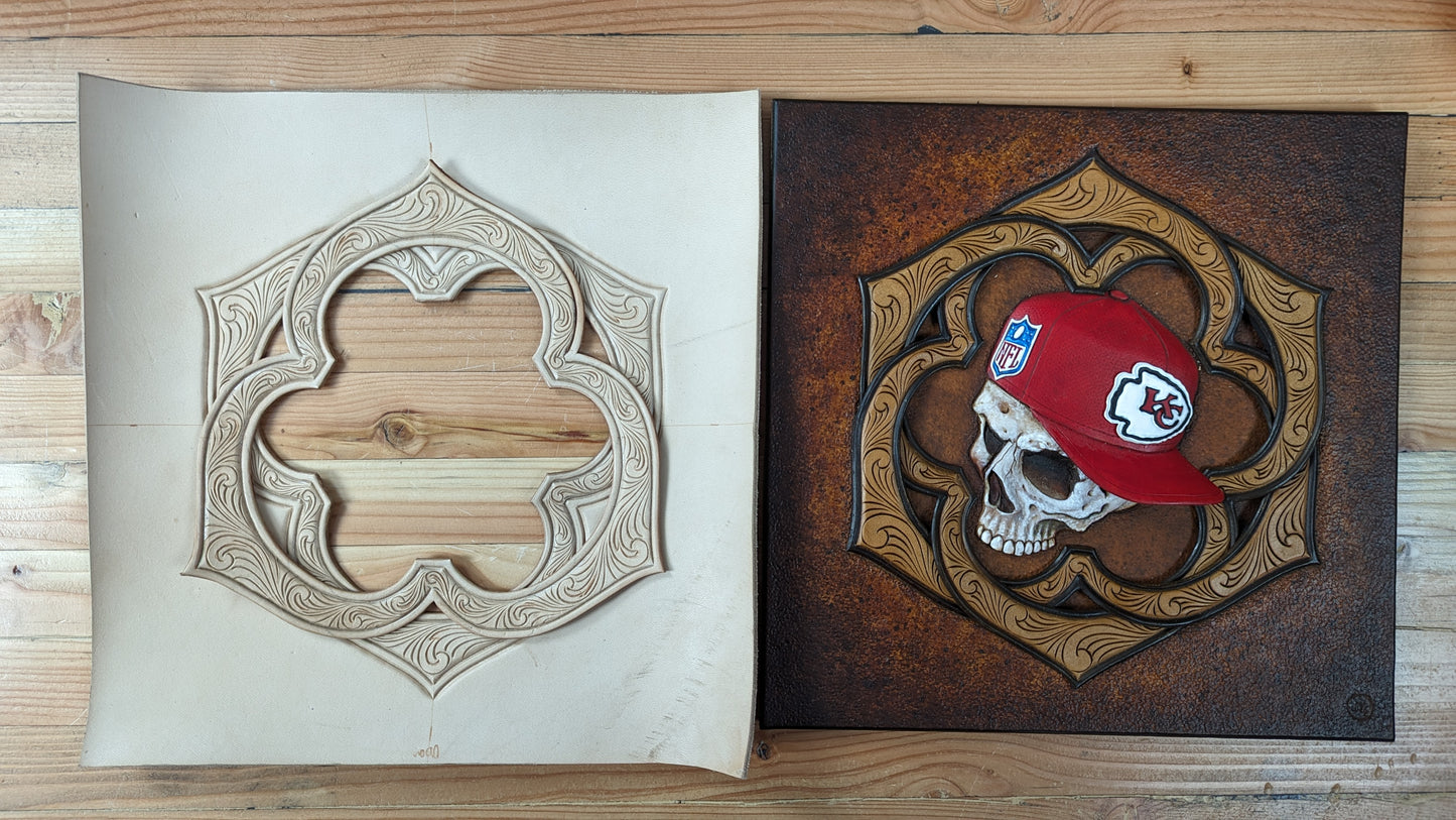 Leather Embossing: Create a Skull & 3D Celtic Border