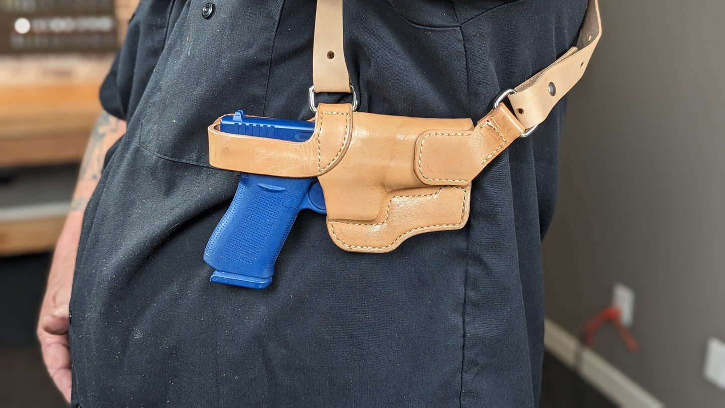 Build a Custom Leather Shoulder Holster: Step-by-Step Course