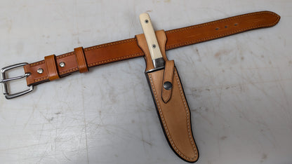 Design and Build a Leather Scabbard Knife Sheath