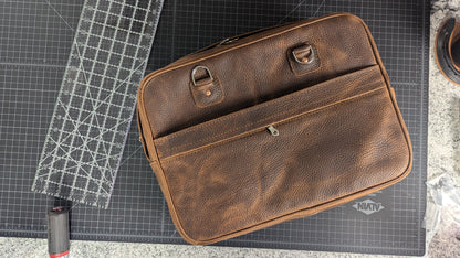 Pro Laptop Bag Build with Aaron Heizer | Maker's Leather Supply