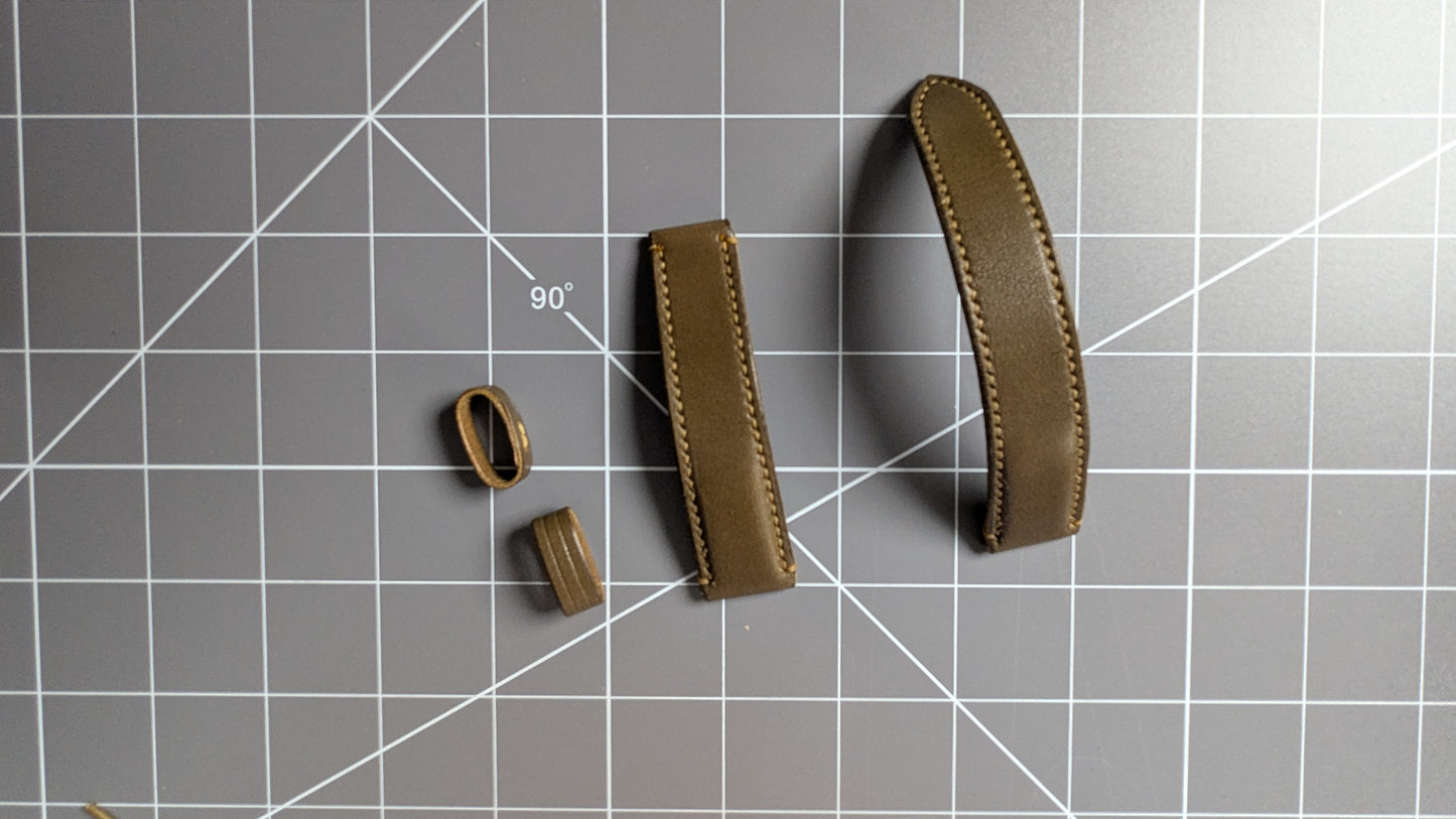 How to make a leather watchbands for a classic timepiece or and Apple Watch