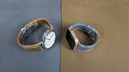 How to make a leather watchbands for a classic timepiece or and Apple Watch