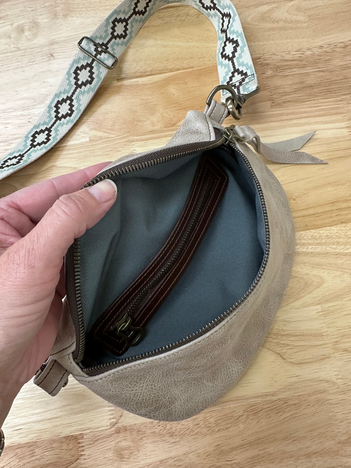 Expedition Crossbody Bag With Leandra Martin