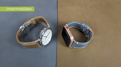 How to make a leather watchbands for a classic timepiece or and Apple Watch