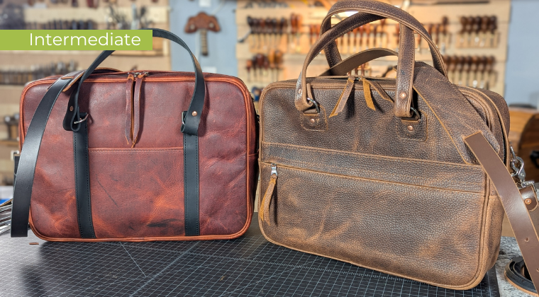 Pro Laptop Bag Build with Aaron Heizer | Maker's Leather Supply