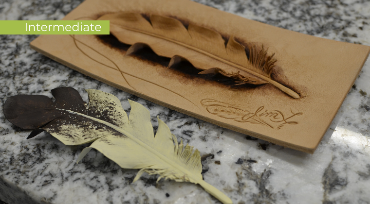 Creating & Coloring 3D Leather Feathers