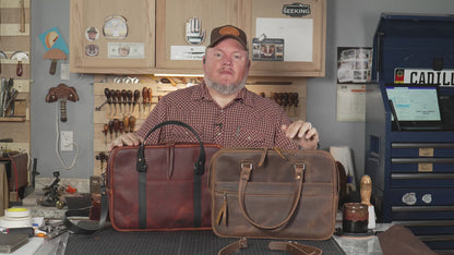 Pro Laptop Bag Build with Aaron Heizer | Maker's Leather Supply