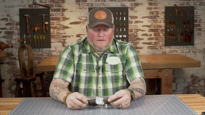 How to make a leather watchbands for a classic timepiece or and Apple Watch