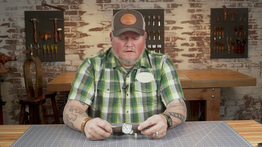 How to make a leather watchbands for a classic timepiece or and Apple Watch